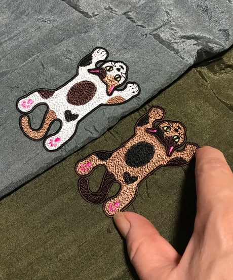 空飛ぶ猫ちゃんバッグ（さび猫/三毛猫）