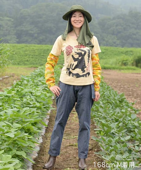 森のクマTシャツ（オートミール）