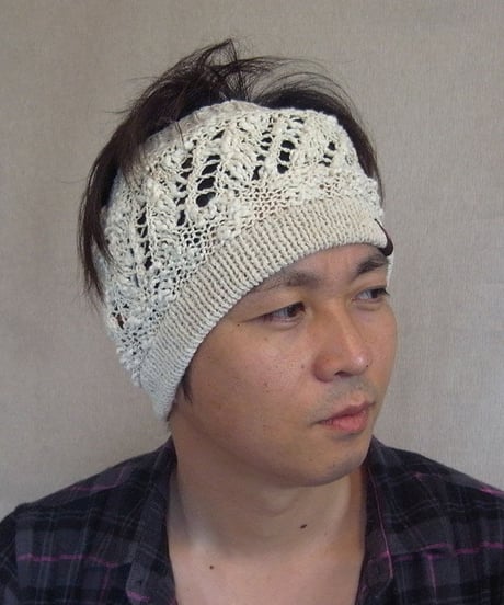 手編みコットンヘアバンド [ コットン ]