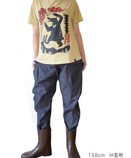 森のクマTシャツ（オートミール）