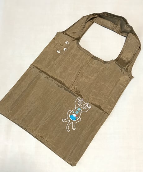 招き猫刺繍バッグ（富士山）