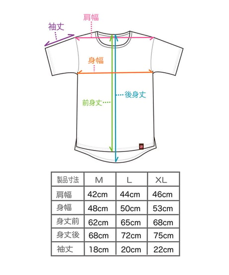 森の猫 Tシャツ (ブルー）
