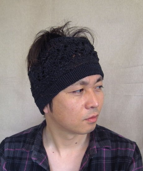 手編みコットンヘアバンド [ コットン ]