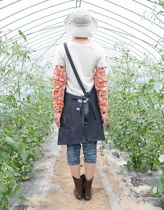 デニムワンショルダーエプロン | A-rue OnlineShop