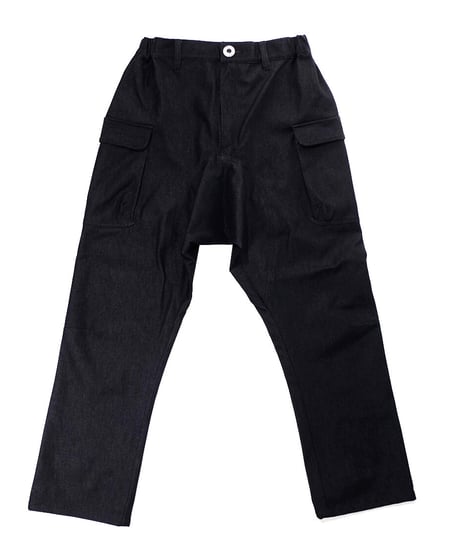 ストレッチデニムワークパンツ（ダークindigo）8~9オンス：薄手〜普通