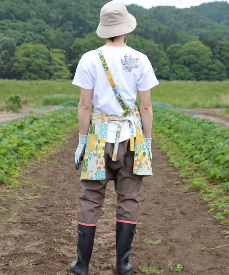 綿麻キャンパス・ワンショルダーエプロン
