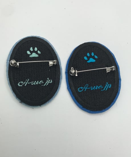 刺繍のブローチ（茶トラ猫 1 ）