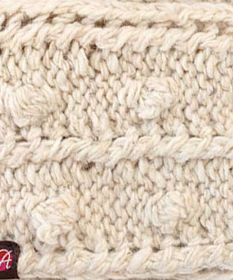 手編みニットマフラー