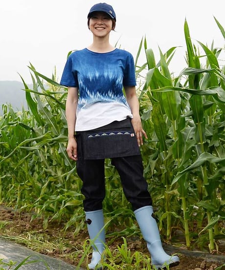 藍染めTシャツ