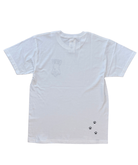 刺繍Tシャツ (フライングCAT・6oz/ブラック）
