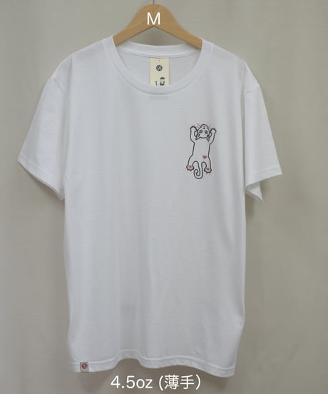 刺繍Tシャツ (フライングCAT・布厚：薄手）