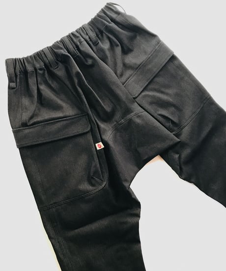 ストレッチデニムワークパンツ（ダークindigo）8~9オンス：薄手〜普通