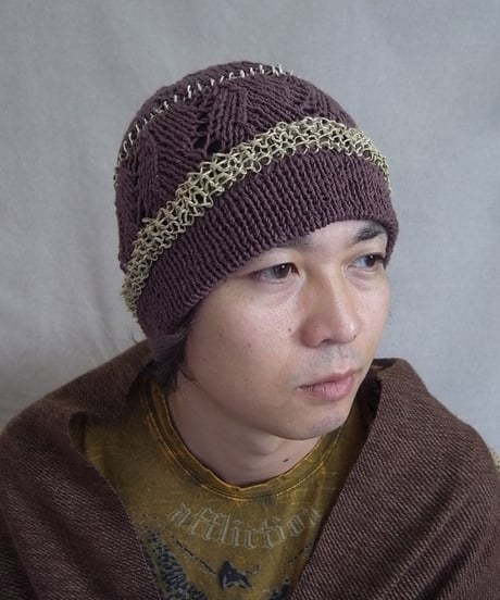 コットンhempライン帽子