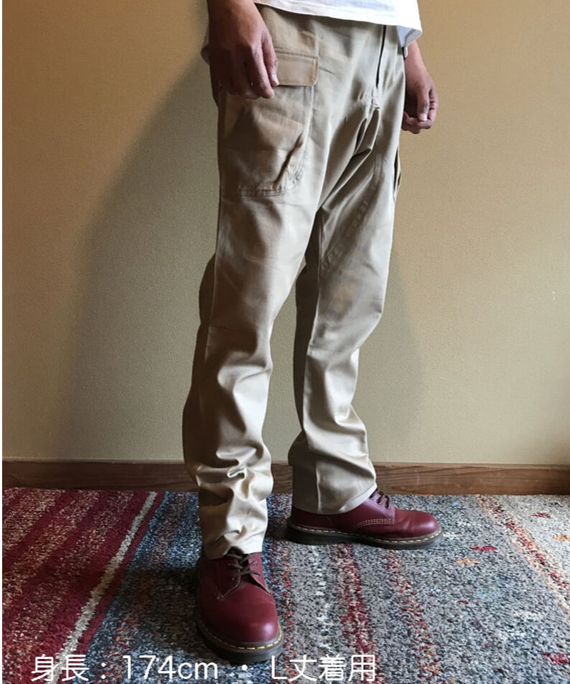 オーガニックコットンワークパンツ (ベージュ) | A-rue OnlineShop