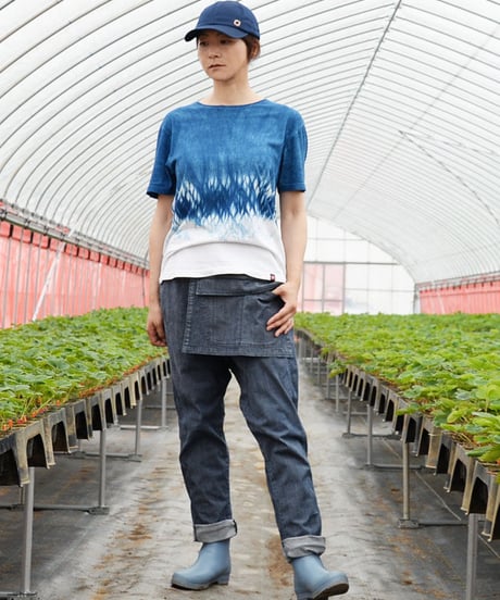 藍染めTシャツ