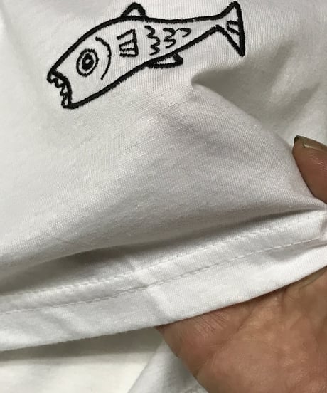 刺繍Tシャツ (フライングCAT・布厚：薄手）