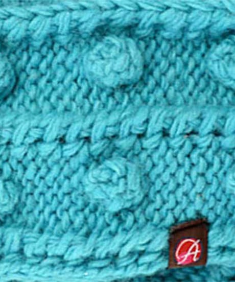 手編みニットマフラー