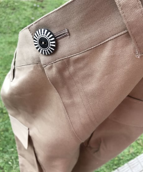 オーガニックコットンワークパンツ (ベージュ)