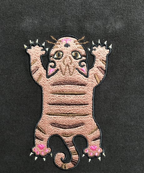 刺繍サコッシュ (CAT- No.8) 茶トラ