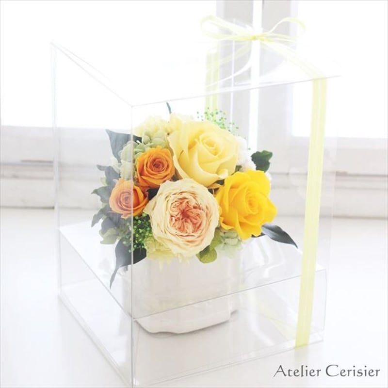 プリザーブドフラワー＜リル Sサイズ＞ イエロー | アトリエ