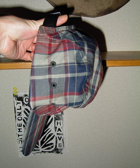 Fumiciao - Longbill cap (Remake using 60's Madras jacket)