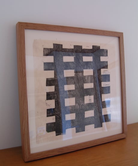 WOOD CUT PRINT - 30 × 30