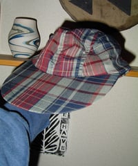 Fumiciao - Longbill cap (Remake using 60's Madras jacket)