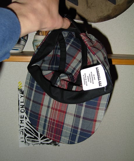Fumiciao - Longbill cap (Remake using 60's Madras jacket)