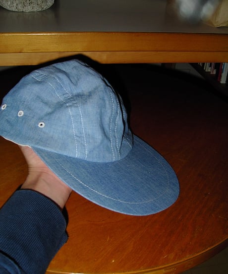 Fumiciao - Longbill cap (Remake using vintage Sears chambray fabric)