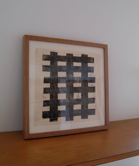 WOOD CUT PRINT - 30 × 30