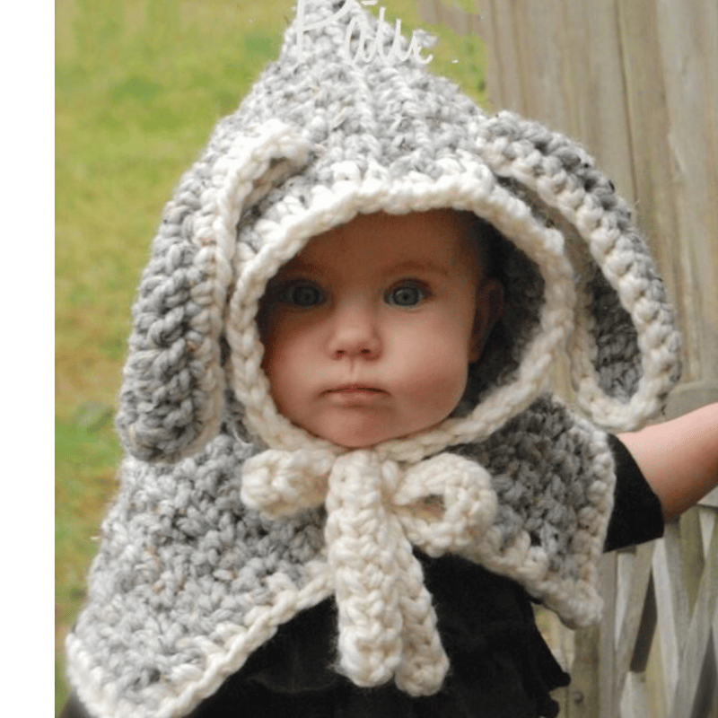 うさ耳ニット ポンチョ0158 | Ai_r.Baby&kids