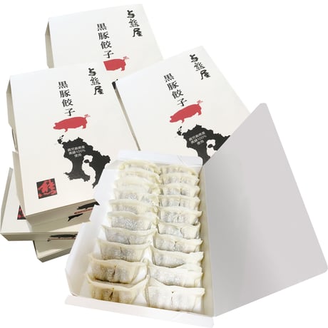 鹿児島黒豚餃子10箱セット（1箱：20個入り、約400g、タレ付き、冷凍）