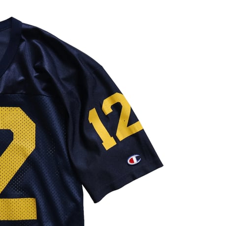 40/M Champion Football Jersey Navy × Yellow