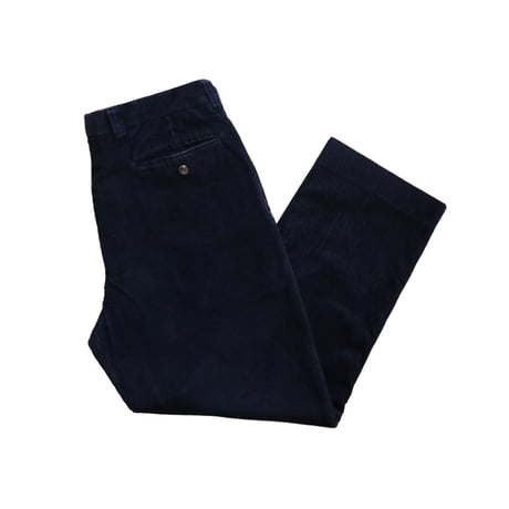 W35 L30 ユーズド L.L.Bean Corduroy Pants Made In Cloumbia Navy