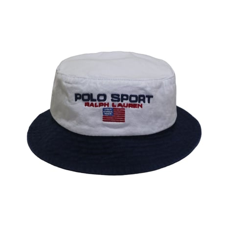 ユーズド Onesize Polo Sport Logo Hat Navy × White