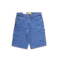 Ｗ32～34 【Restock】 Neo Blue Baggy Carpenter Shorts Midium Blue