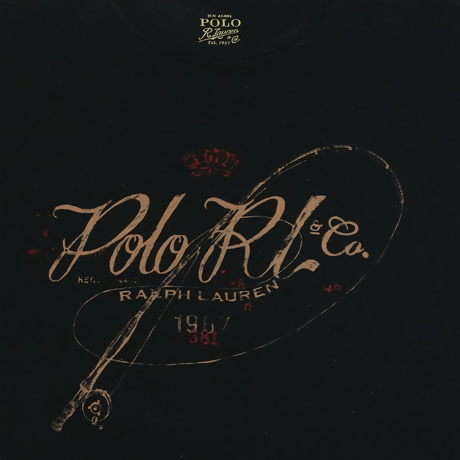 L Polo Ralph Lauren Rod T Shirts Black
