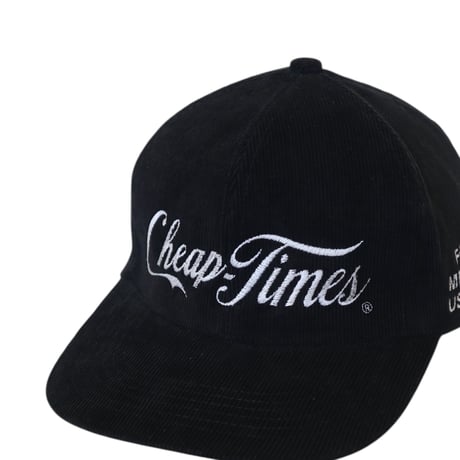 Onesize Cheap Times Enjoy Corduroy Cap Black