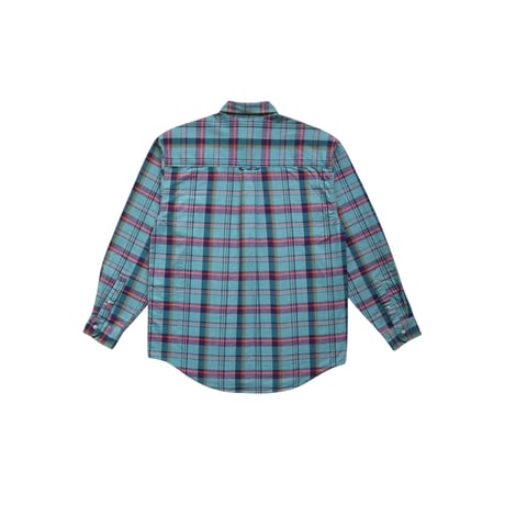 M Eddie Bauer Check Shirts Mix Dark Turquoise