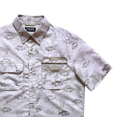 S Chaps By Ralph Lauren Nylon Fishing Shirts Light Beige
