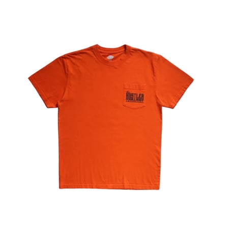 L Dickies The Hustler Never Sleep Pocket T Shirts Orange