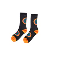 Onesize Bedlam Circle Socks Dark Brown