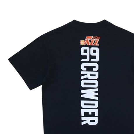 S Majestic NBA Utah Jazz Crowder T Shirts Black