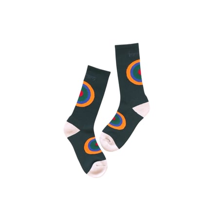 Onesize Bedlam Circle Socks Dark Green
