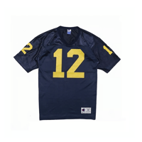 40/M Champion Football Jersey Navy × Yellow