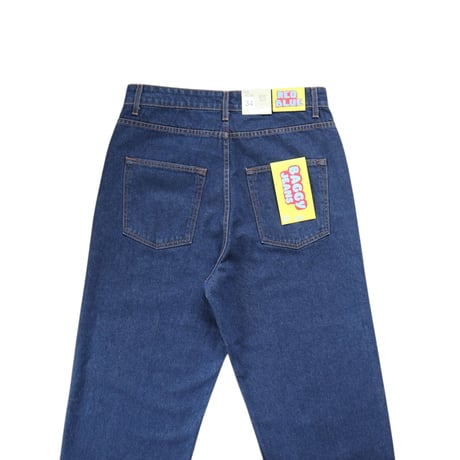 W32〜Ｗ34 Neo Blue Baggy Jeans Medium Wash