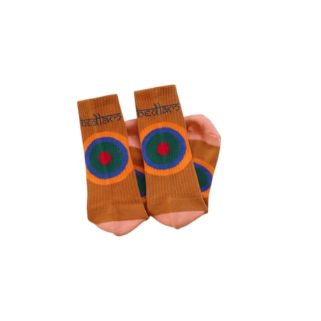 Onesize Bedlam Circle Socks Sweet Brown