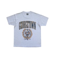 L Screen Stars Best Georgetown University T Shirts Ash Grey