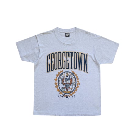 L Screen Stars Best Georgetown University T Shirts Ash Grey