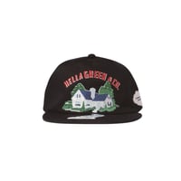 Onesize Hella Green Grass Cotton Cap Black